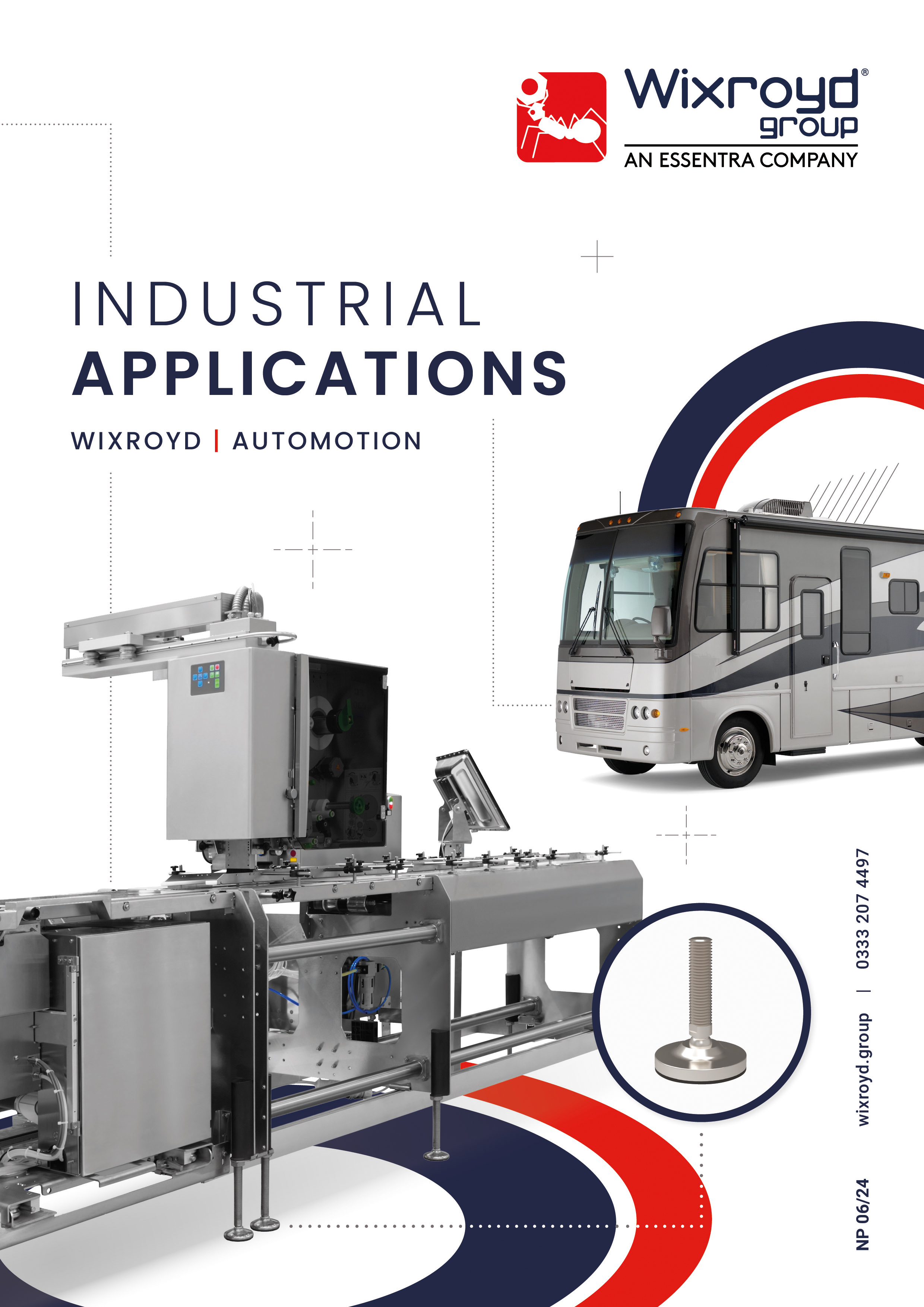 Front cover of the Industrial Applications catalogue